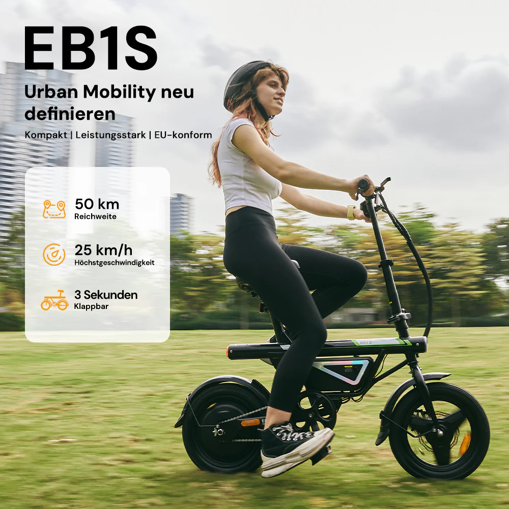 U1 / EB1S Kompaktes E-Bike Faltbar - Image 4