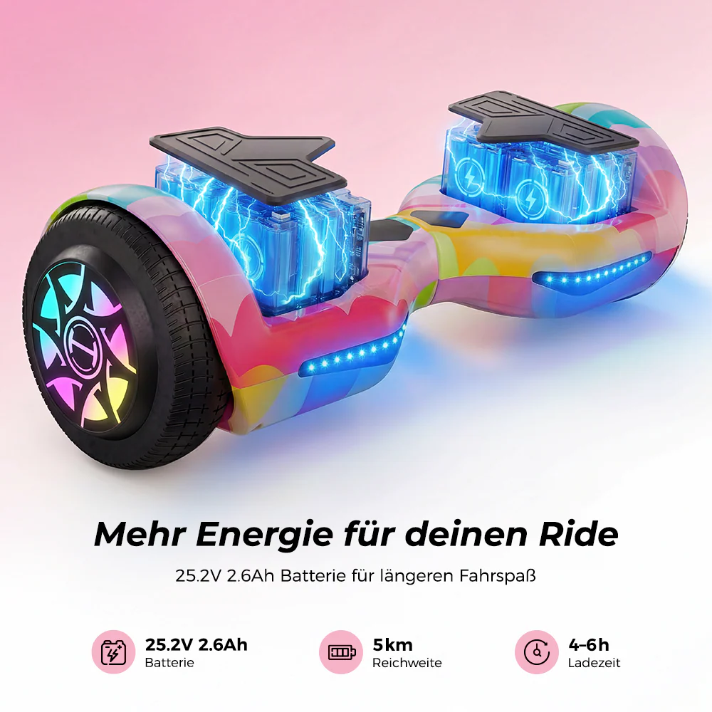 iHoverboard H1 Bluetooth Hoverboard 6.5" - Image 5