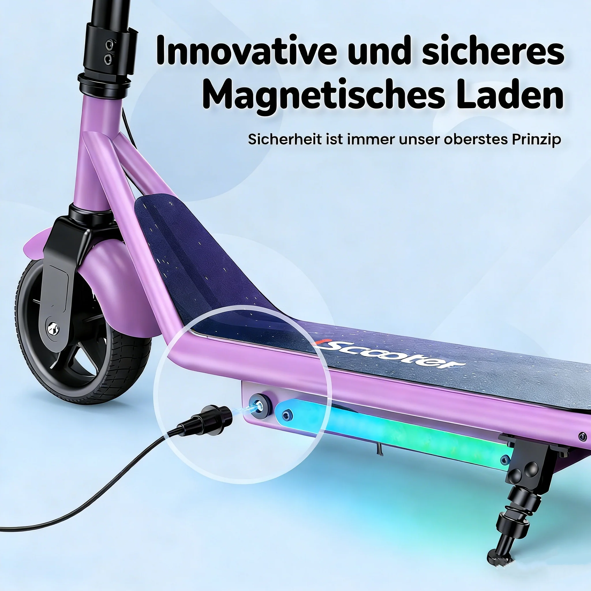 iScooter iK3Pro / iK3Max Kinder E-Scooter mit LED-Lichteffekten - Image 11