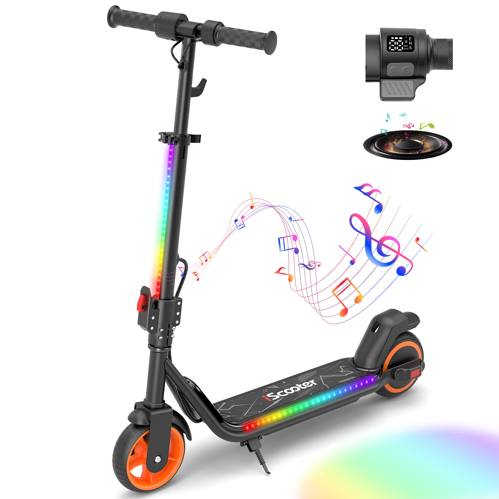 iScooter iK3Pro / iK3Max Kinder E-Scooter mit LED-Lichteffekten - Image 14