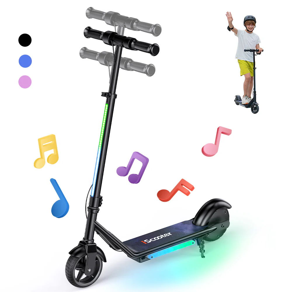 iScooter iK3Pro / iK3Max Kinder E-Scooter mit LED-Lichteffekten - Image 3