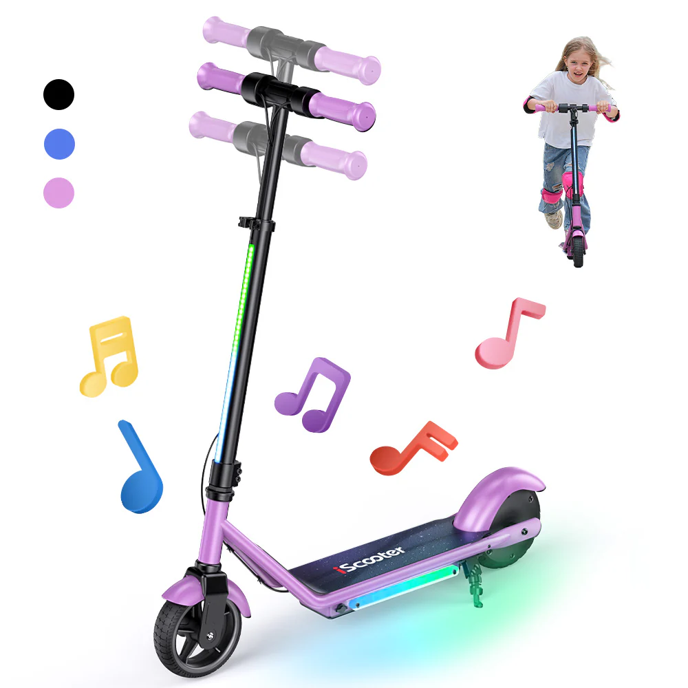 iScooter iK3Pro / iK3Max Kinder E-Scooter mit LED-Lichteffekten - Image 4