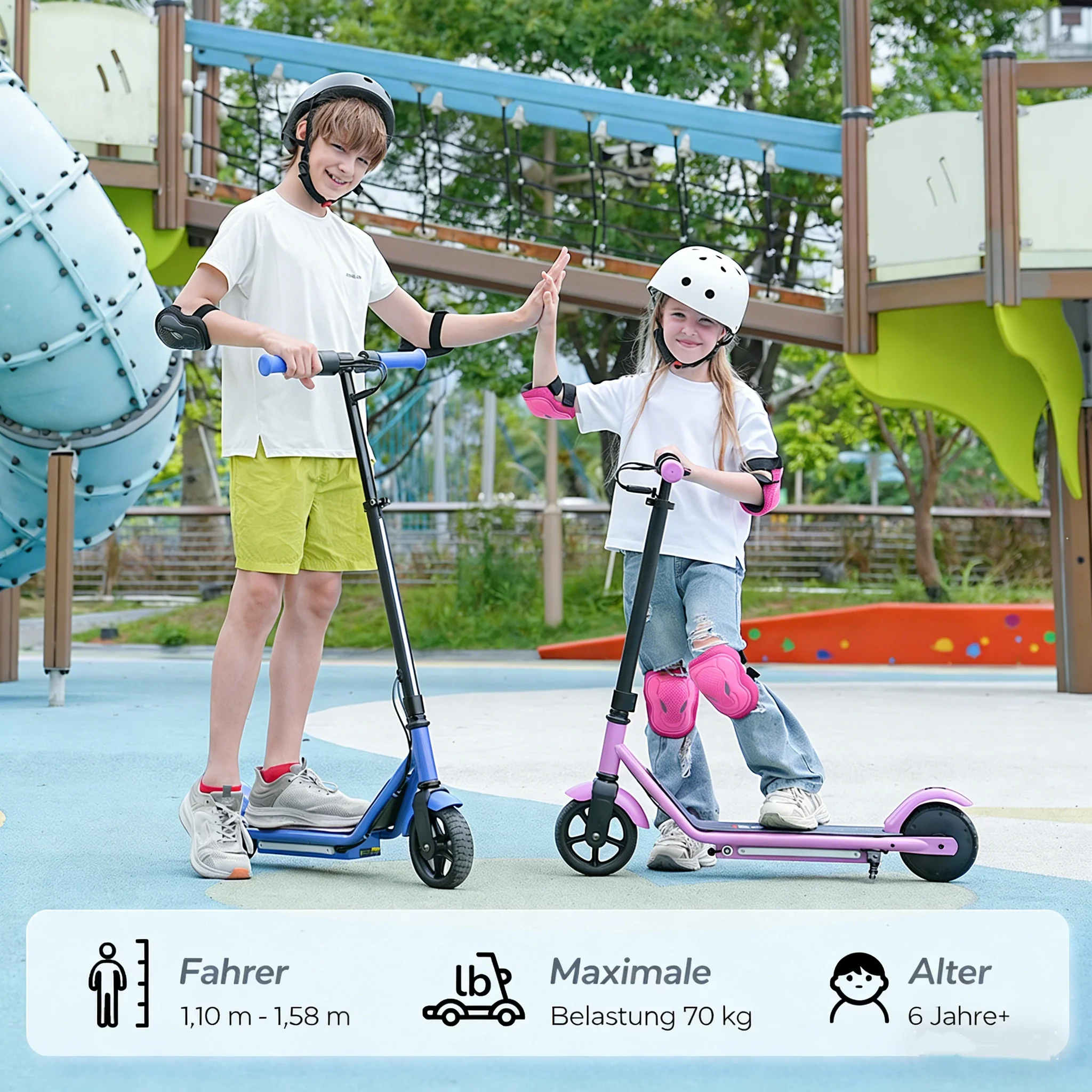 iScooter iK3Pro / iK3Max Kinder E-Scooter mit LED-Lichteffekten - Image 8