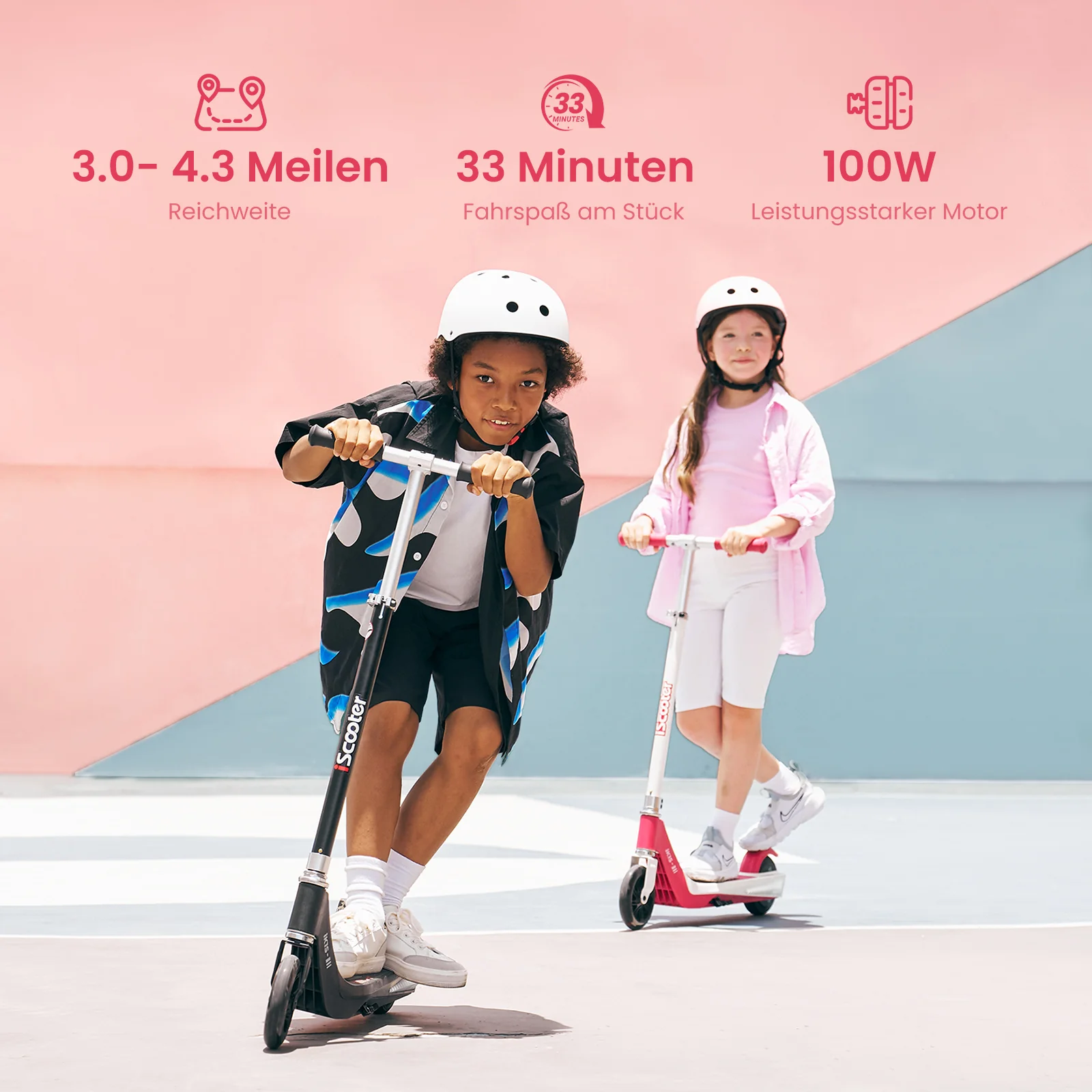 iScooter iK1S Kinder E-Scooter mit höhenverstellbarem Lenker - Image 9