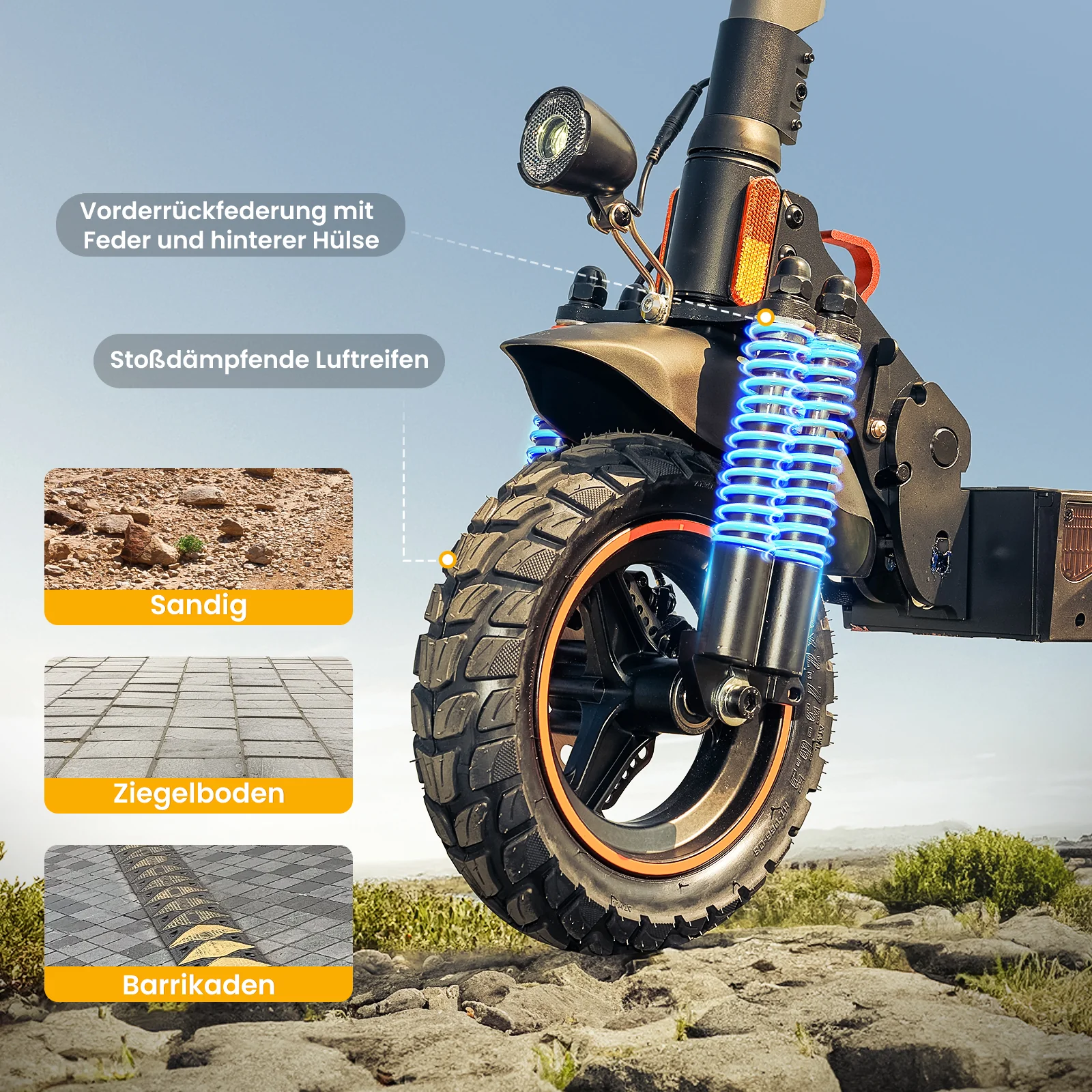 iScooter M2 Offroad E-Scooter Mit Straßenzulassung (ABE/eKFV) - Image 3