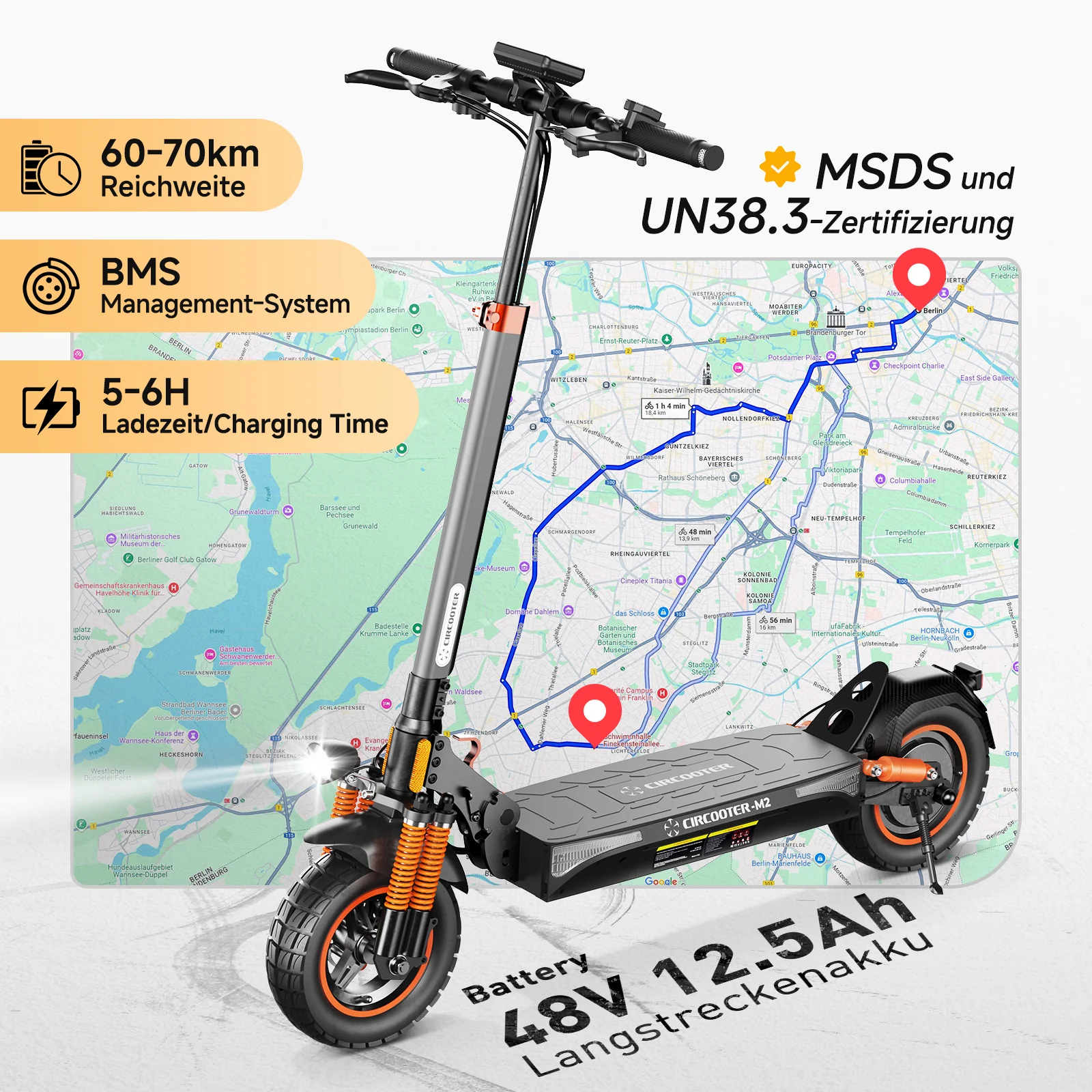 iScooter M2 Offroad E-Scooter Mit Straßenzulassung (ABE/eKFV) - Image 5