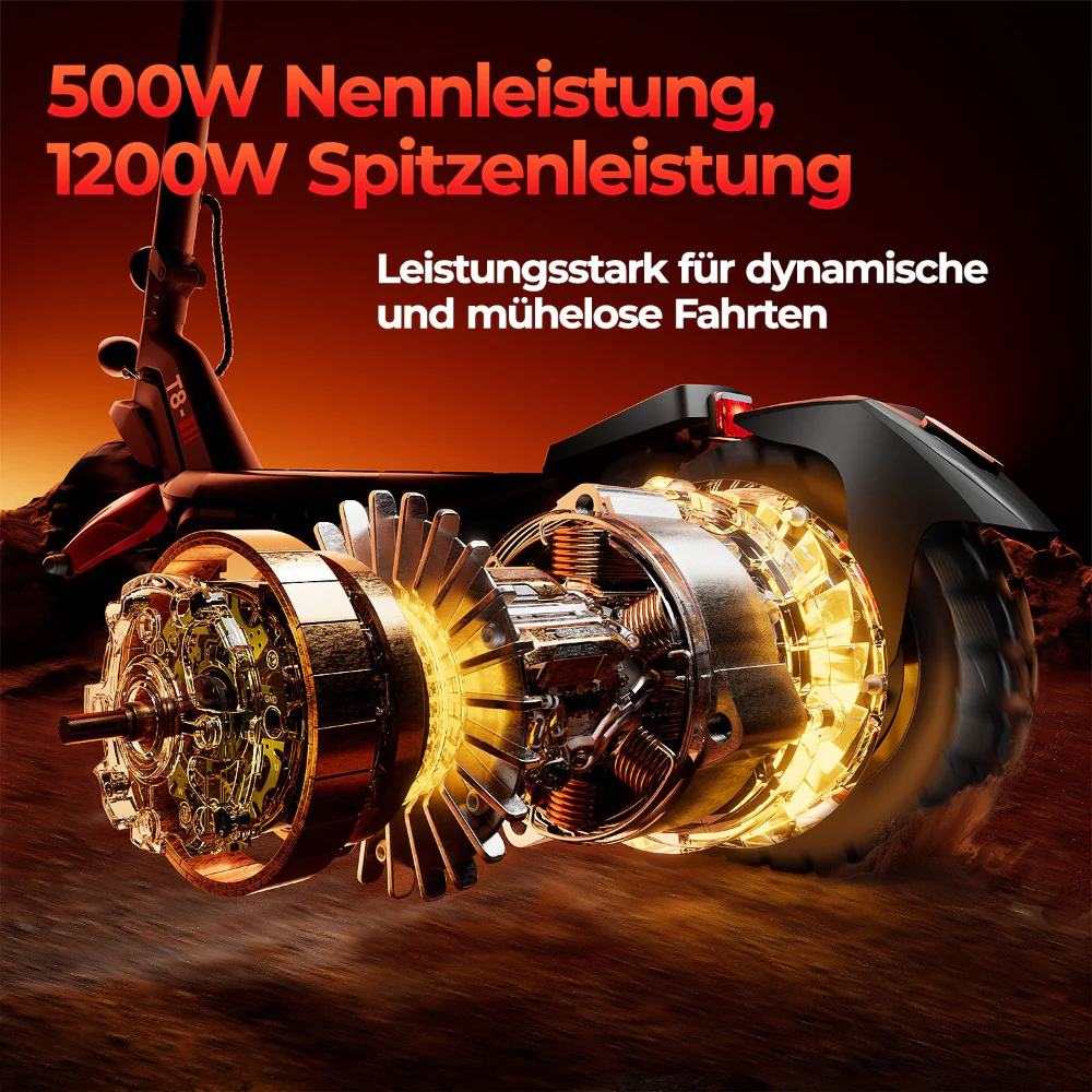 iScooter 1200W T8 Offroad E-Scooter Mit Straßenzulassung (ABE/eKFV) - Image 7