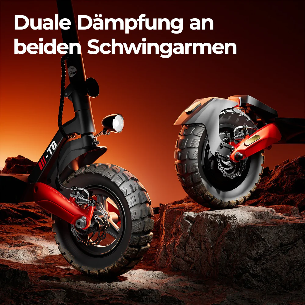 iScooter 1200W T8 Offroad E-Scooter Mit Straßenzulassung (ABE/eKFV) - Image 9