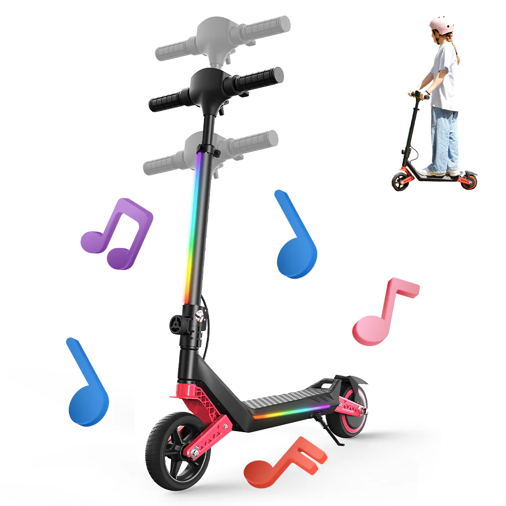iScooter K6 Kinder E-Scooter mit Doppelfederung - Image 4