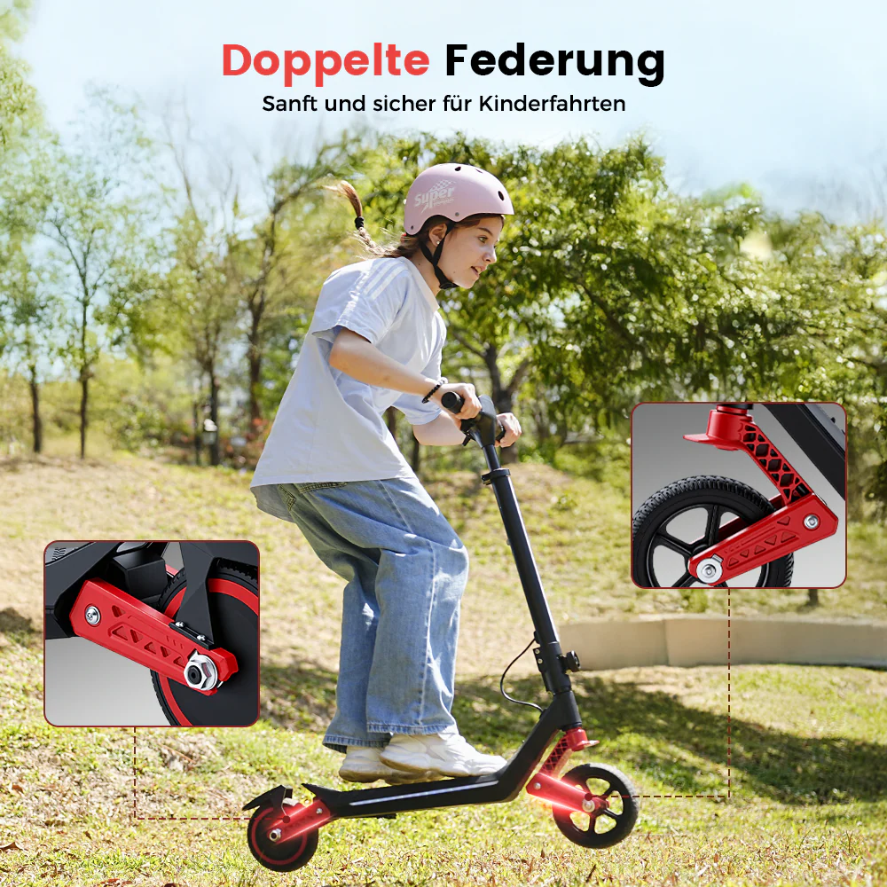 iScooter K6 Kinder E-Scooter mit Doppelfederung - Image 7
