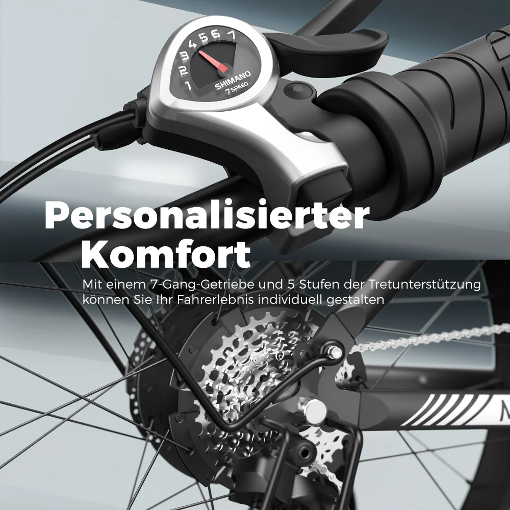 M60 Fat Tire Trekking E-Bike 750w - Image 7
