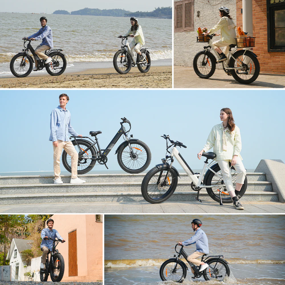 M60 Fat Tire Trekking E-Bike 750w - Image 3