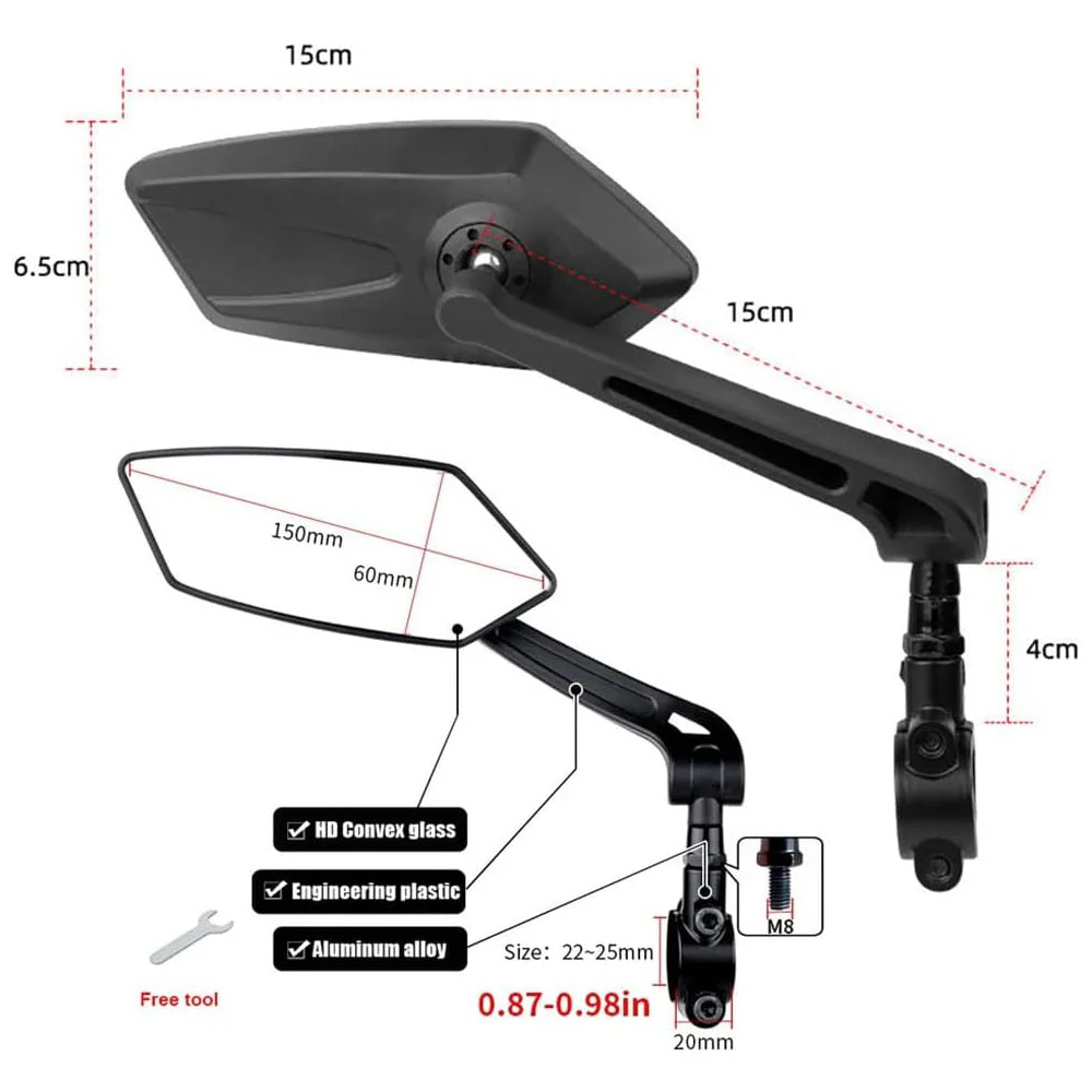 Rückspiegel für X02 Seniorenmobil & E-Bikes - Image 2