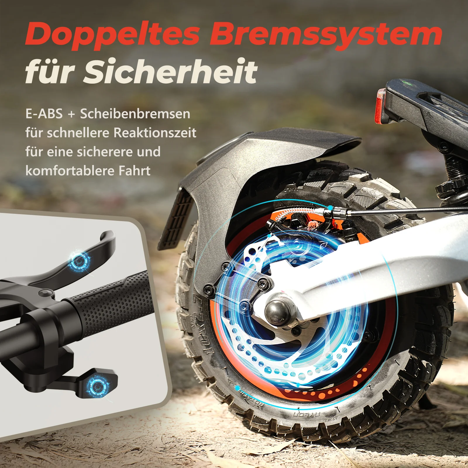 R3 1200W Motor Offroad-E-Scooter Mit Straßenzulassung - Image 13