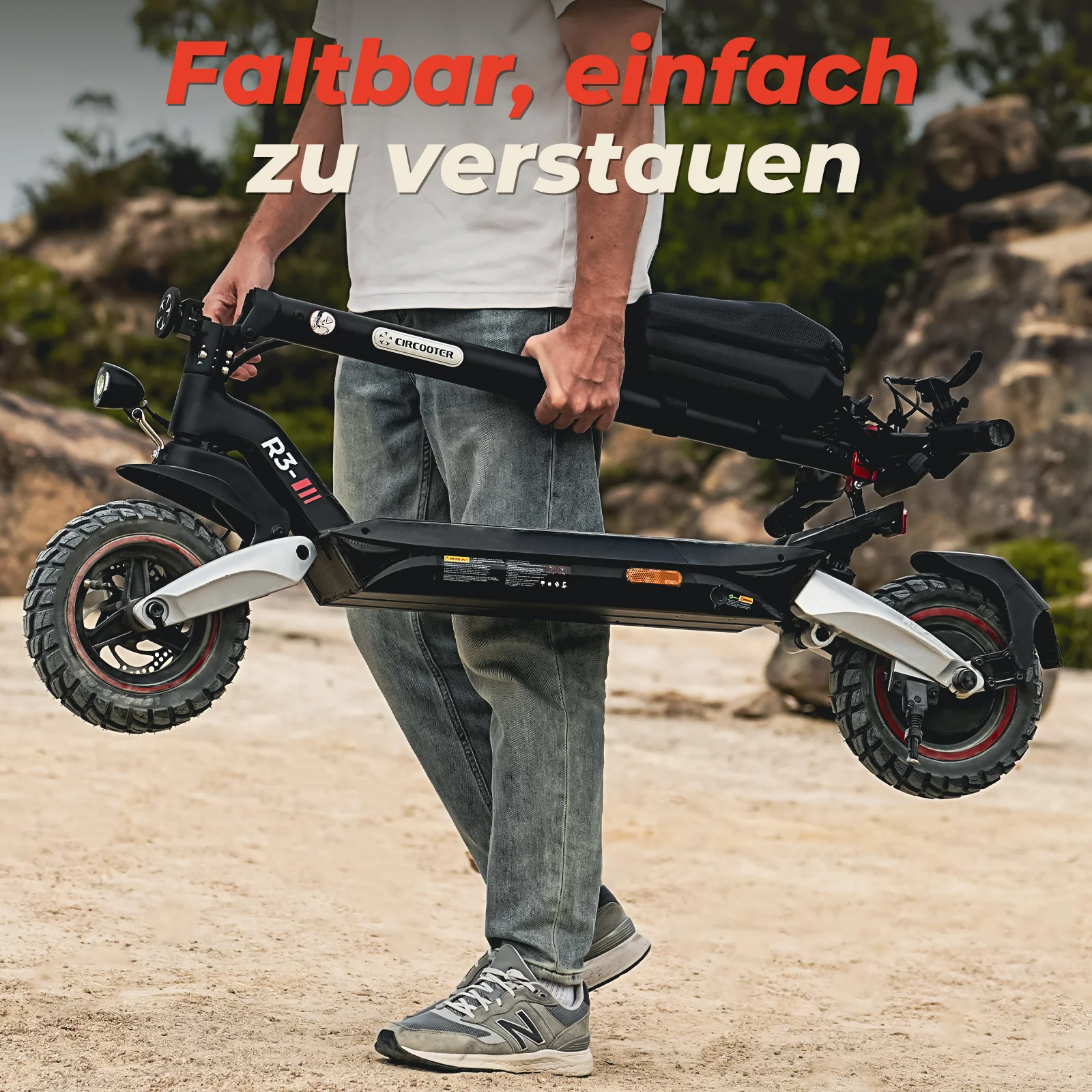 R3 1200W Motor Offroad-E-Scooter Mit Straßenzulassung - Image 15