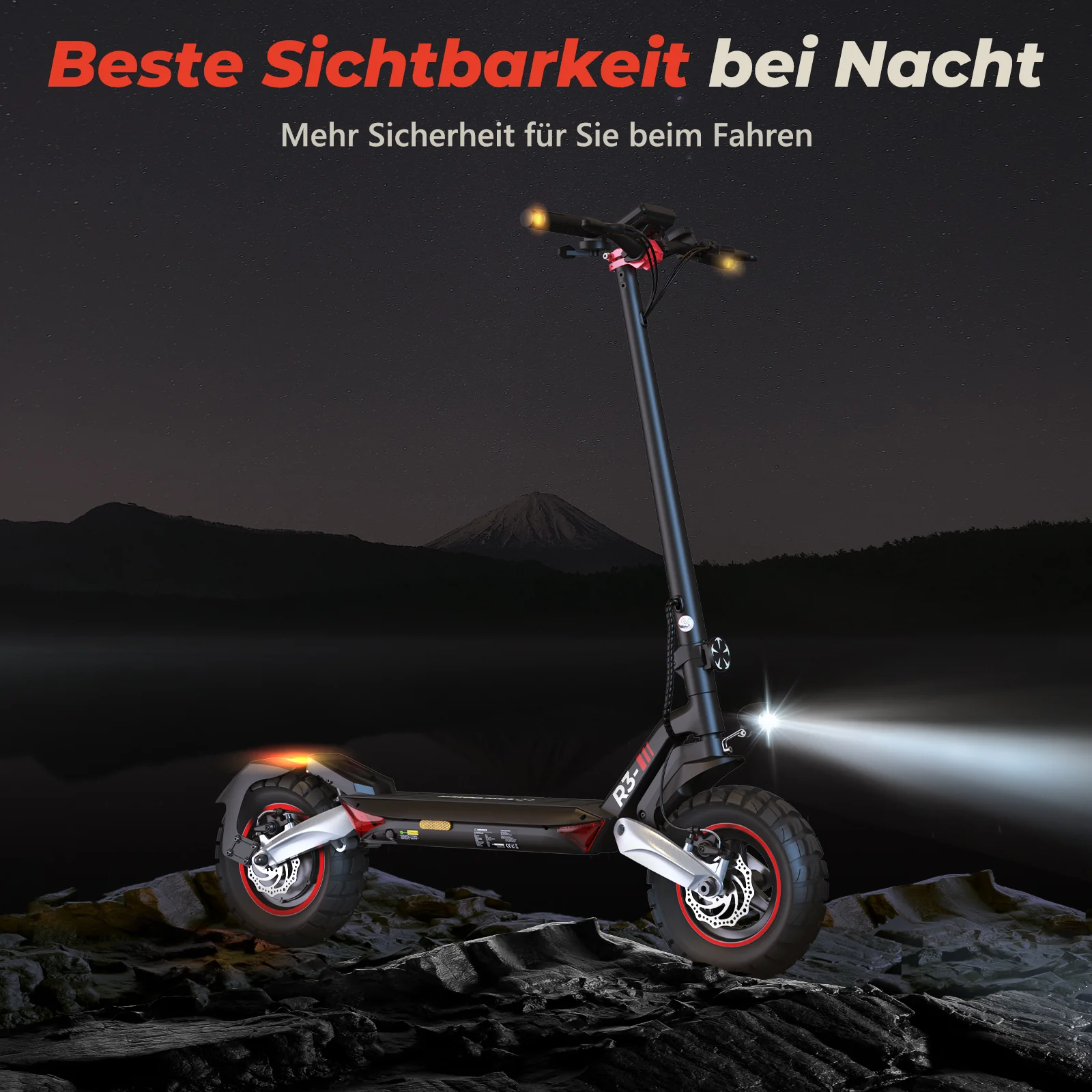 R3 1200W Motor Offroad-E-Scooter Mit Straßenzulassung - Image 16