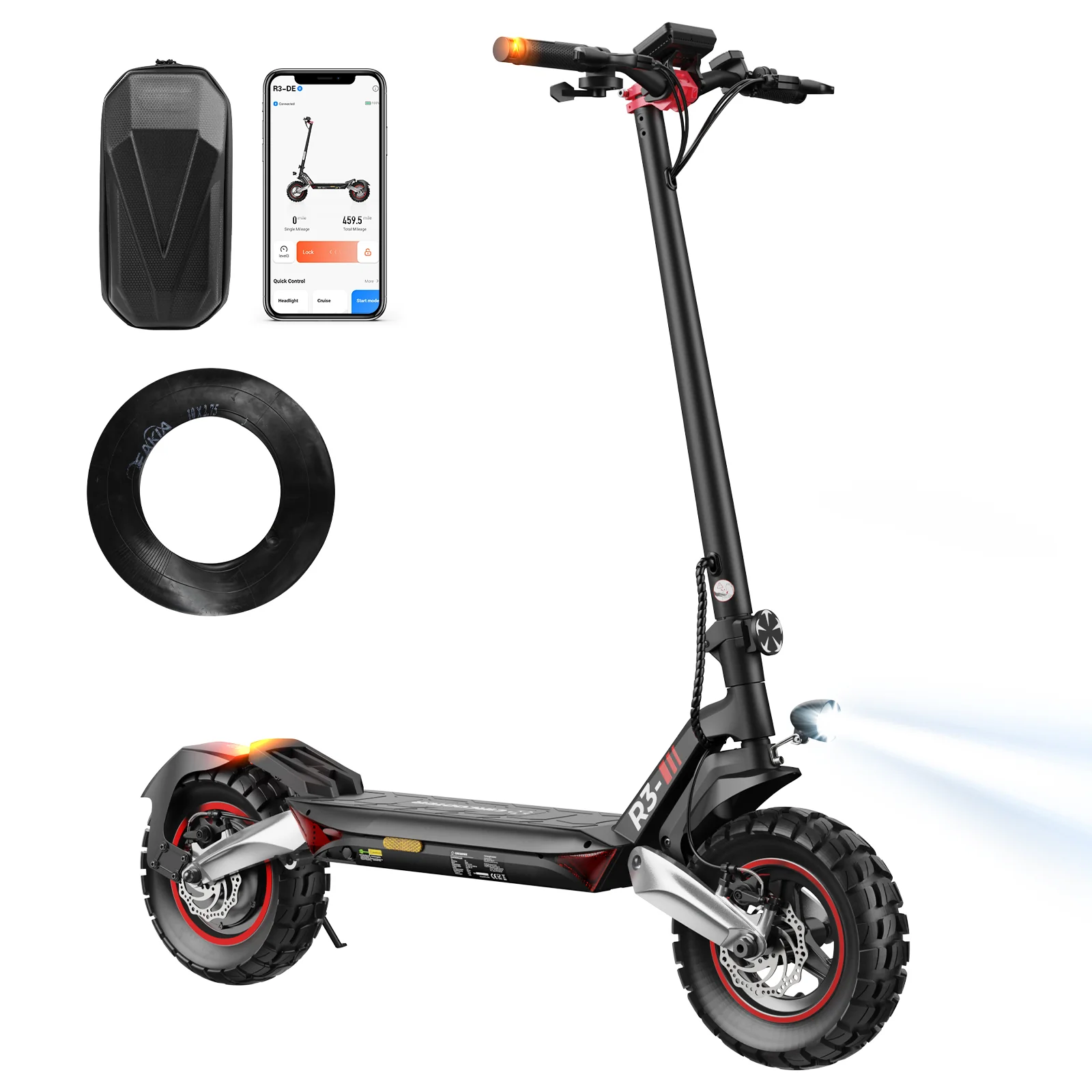 R3 1200W Motor Offroad-E-Scooter Mit Straßenzulassung - Image 5