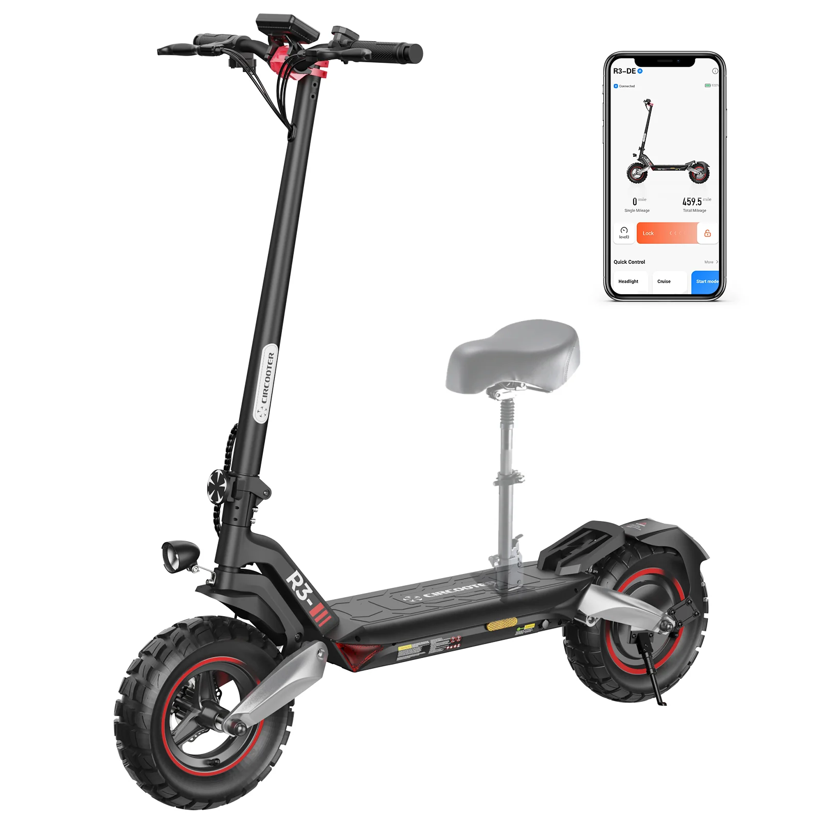 R3 1200W Motor Offroad-E-Scooter Mit Straßenzulassung - Image 6