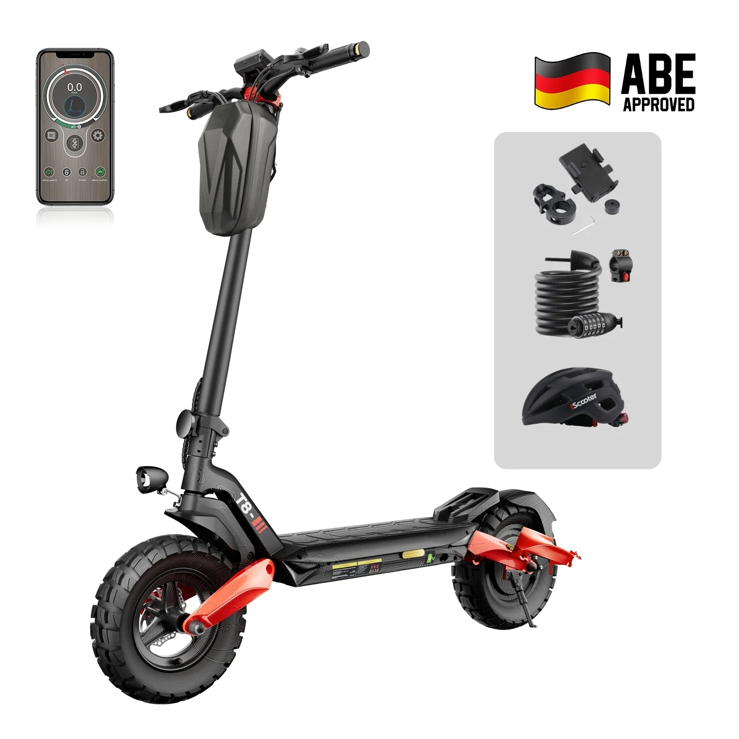 iScooter 1200W T8 Offroad E-Scooter Mit Straßenzulassung (ABE/eKFV) - Image 25