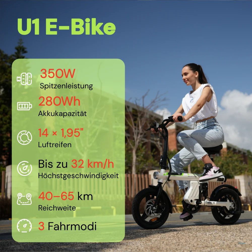 U1 / EB1S Kompaktes E-Bike Faltbar - Image 22